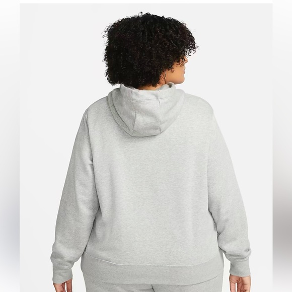 Nike Sportswear Club Fleece Sweatsuit Gray Set- Plus Size - Picture 8 of 10